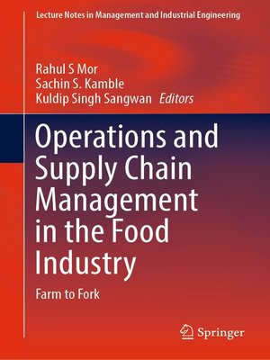 cover image of Operations and Supply Chain Management in the Food Industry